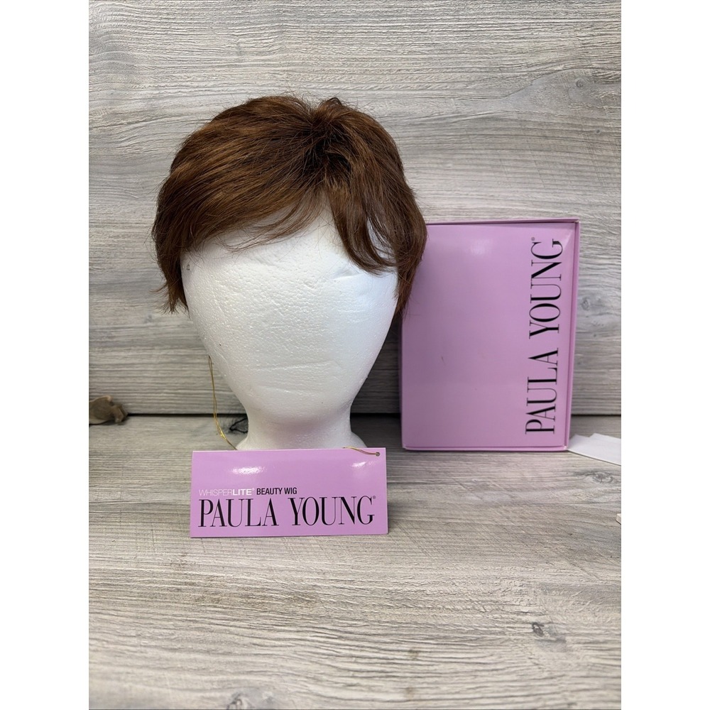 Paula Young Wig Lauren 30 Average Short Brown Red New! (C5)
